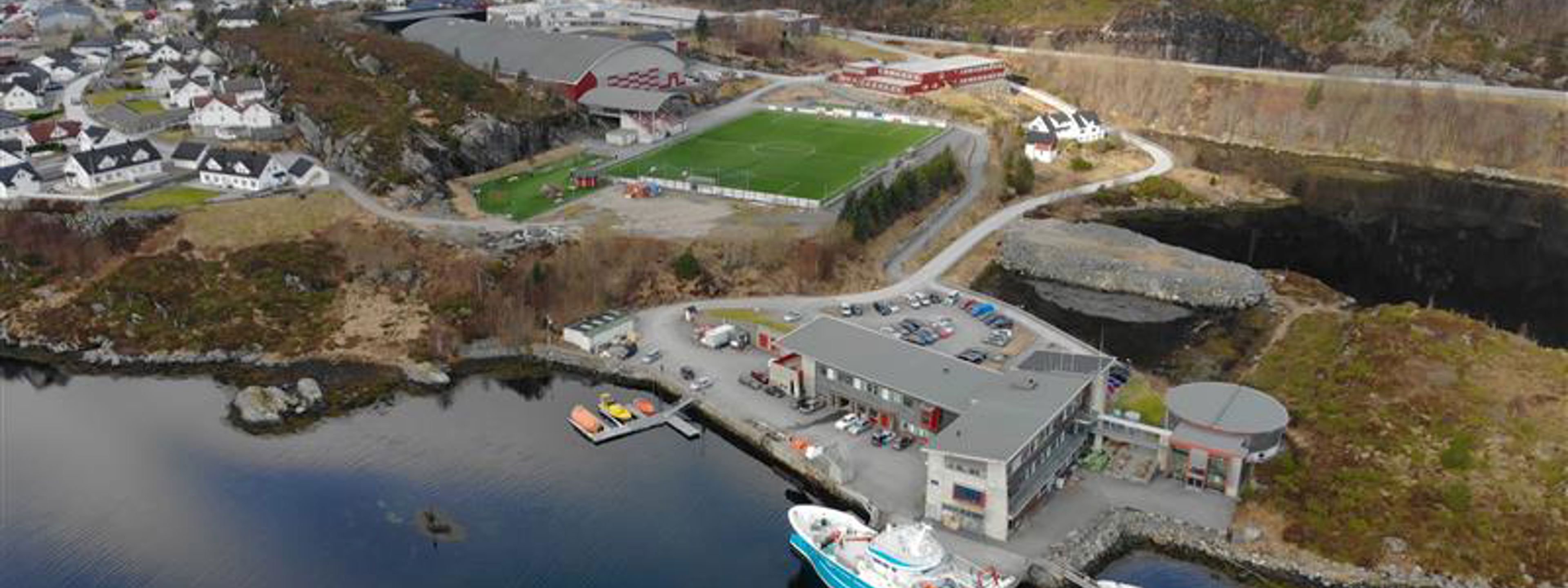 Området til Måløy vidaregåande skule